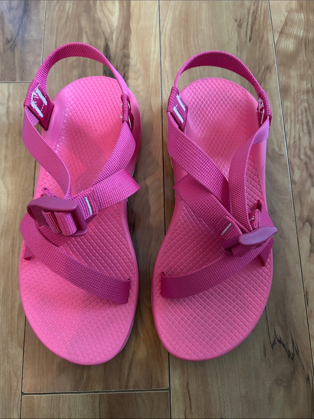 Barely worn Barbie pink Chaco sandals - Picture 2 of 5